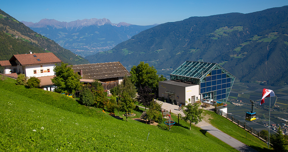 Bergstation der Seilbahn Unterstell
