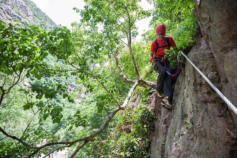 Klettersteig HOACHWOOL