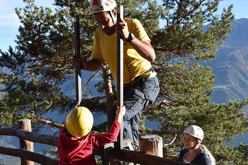 Klettersteig HOACHWOOL ...oben angekommen