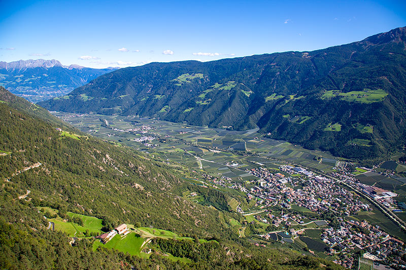 Klettersteig HOACHWOOL - Panoramablick nach Natorns