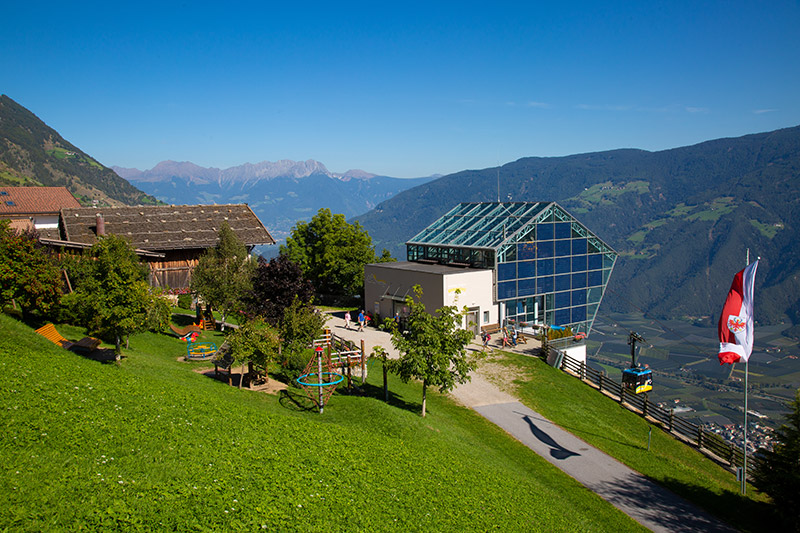 Kinderspielplatz vor der Bergstation