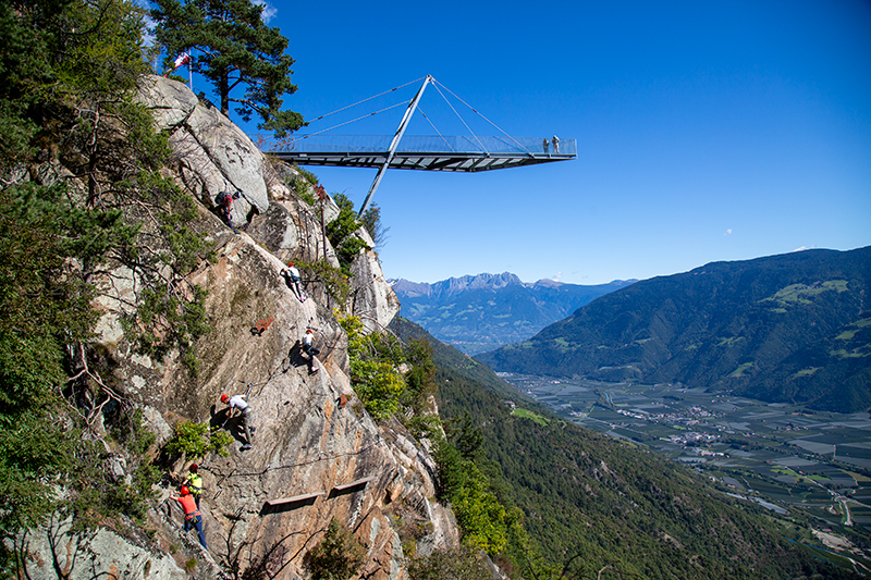 Übungs- und Familienklettersteig KNOTT