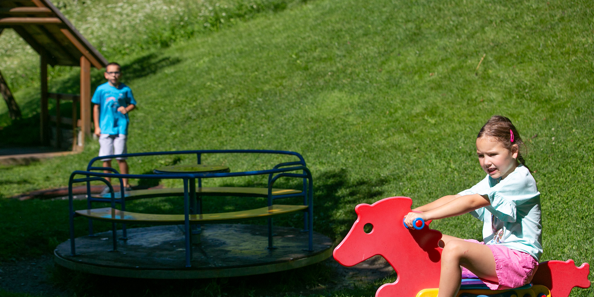 Kinderspielplatz der Seilbahn Unterstell