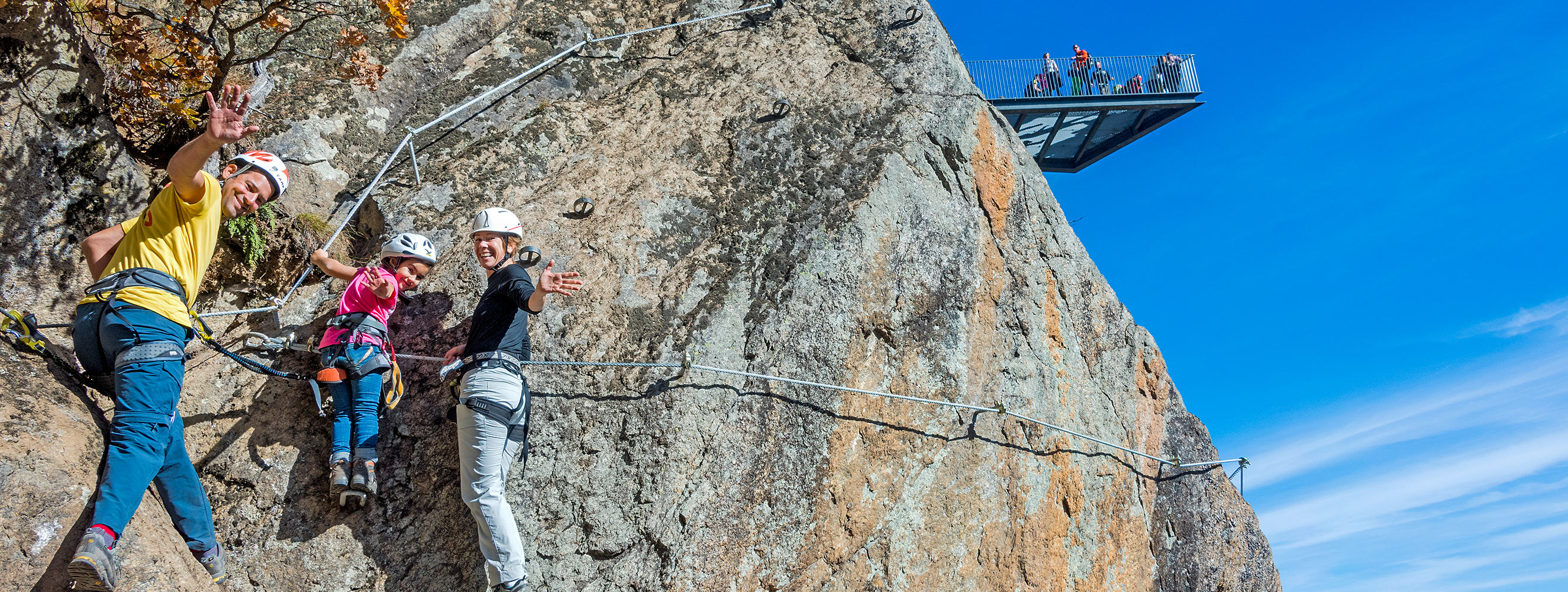 Übungs- und Familienklettersteig KNOTT