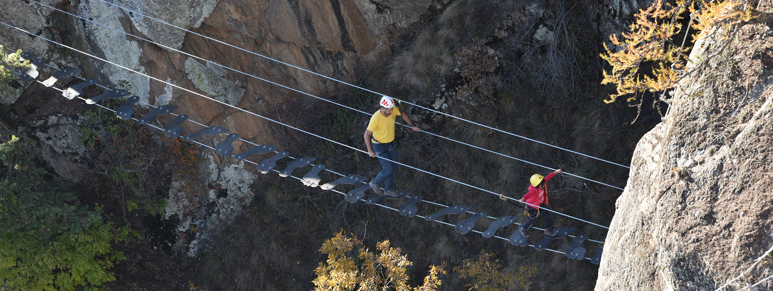 Übungs- und Familienklettersteig KNOTT